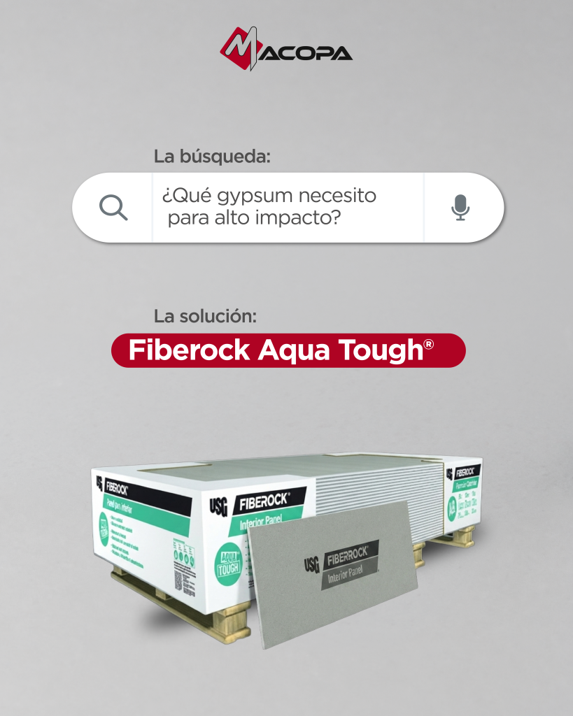 USG Fiberock Aqua-Tough para interiores